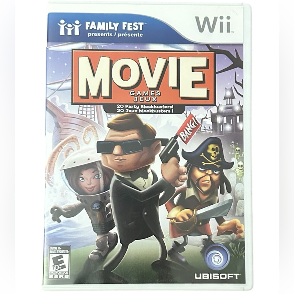 👓3 for $25👓 Movie Games for Wii - Black and White